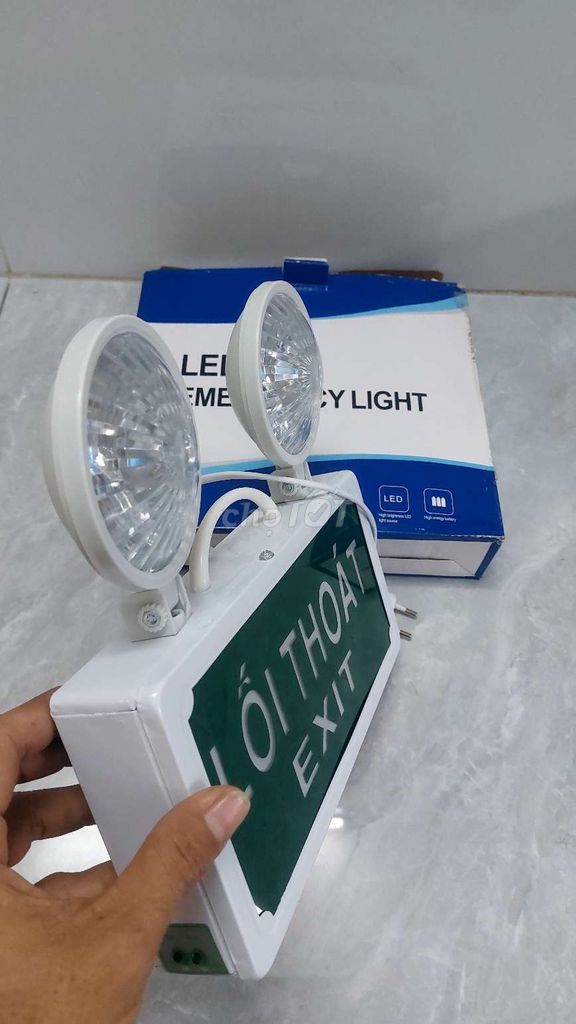 Đèn sự cố/exit Trắng Mới. Mua bán Đèn tại Huyện Nhà Bè Tp Hồ Chí Minh được đăng bởi Mi ni chợ hình 1