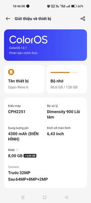 Cần bán Oppo reno 6 5G + Vivo X30 pro 5G