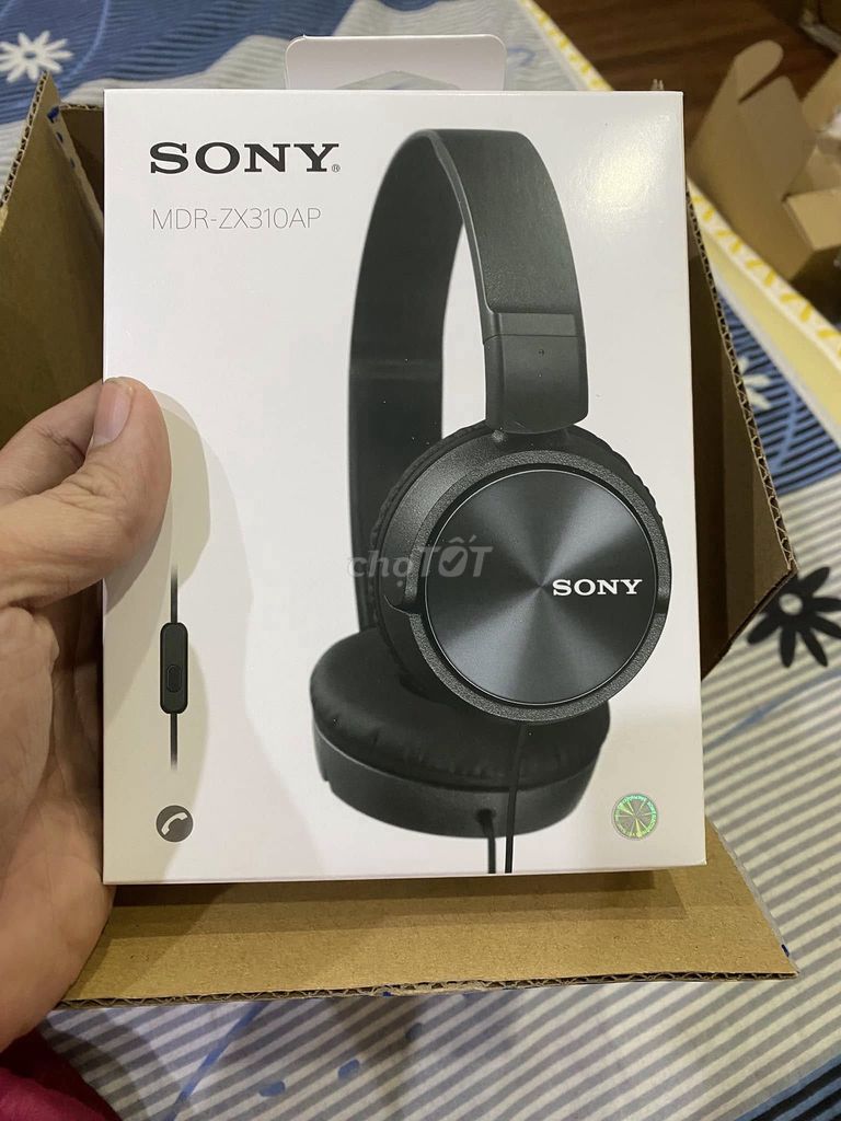 Tai nghe Sony MDR-ZX310AP Đen Nguyên seal