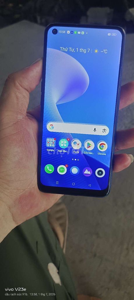 Realme 7 Pro 8/ 128GB Xanh Snapdragon 720G. Mua bán Điện thoại tại Quận Bình Thuỷ Cần Thơ được đăng bởi cầu rạch súc 91b Nguyễn Văn Linh  hình 1