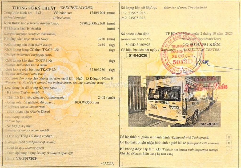 TRANSIT SVP SX T 12/2019 - 159000KM BẢO HÀNH 1 NĂM. Mua bán Ô tô tại Quận Bình Tân Tp Hồ Chí Minh được đăng bởi Lê Tử can  hình 20