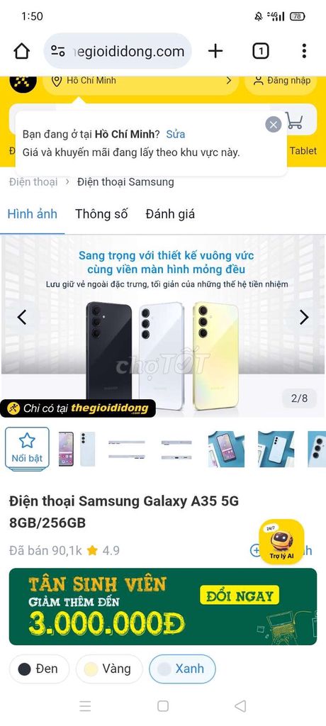 Bán sam sung a35 5g. Mua bán Điện thoại tại Huyện Đắk Song Đắk Nông được đăng bởi phuc hình 1