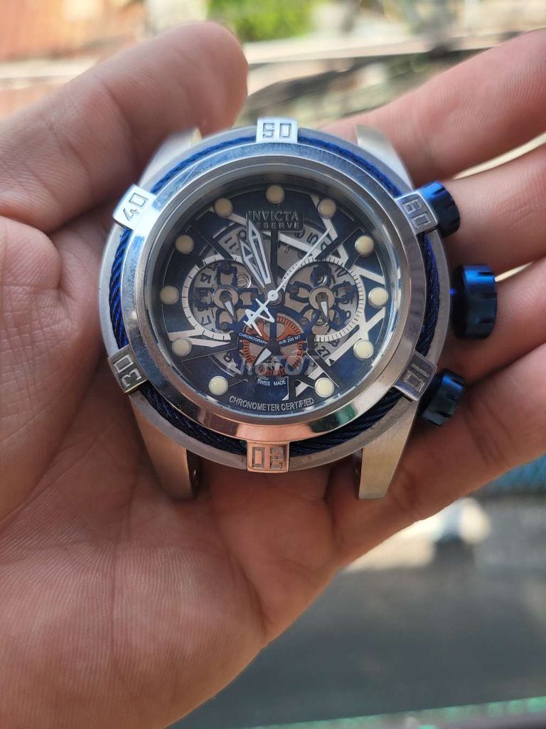 Invicta Reserve Nam Bạc Xanh 52mm. Mua bán Đồng hồ tại Quận Bình Thạnh Tp Hồ Chí Minh được đăng bởi PTT 2Hand hình 1