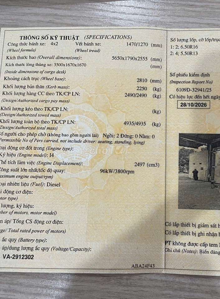 Bán gấp kia 2.4 tấn đời 2018 thùng kín 3m5. Mua bán Xe tải, xe ben tại Thành phố Thuận An Bình Dương được đăng bởi Xe tải Bình Dương hình 16