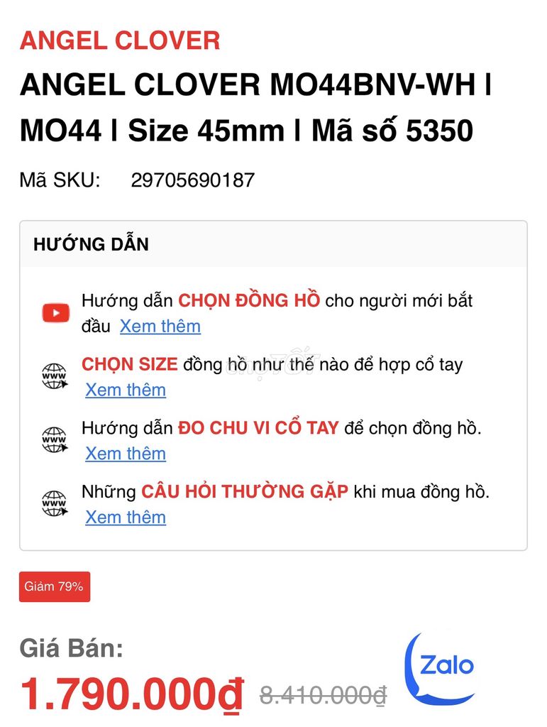 Dong ho Angel.clo.ver. Mua bán Đồng hồ tại Thành phố Huế Thừa Thiên Huế được đăng bởi An hình 2