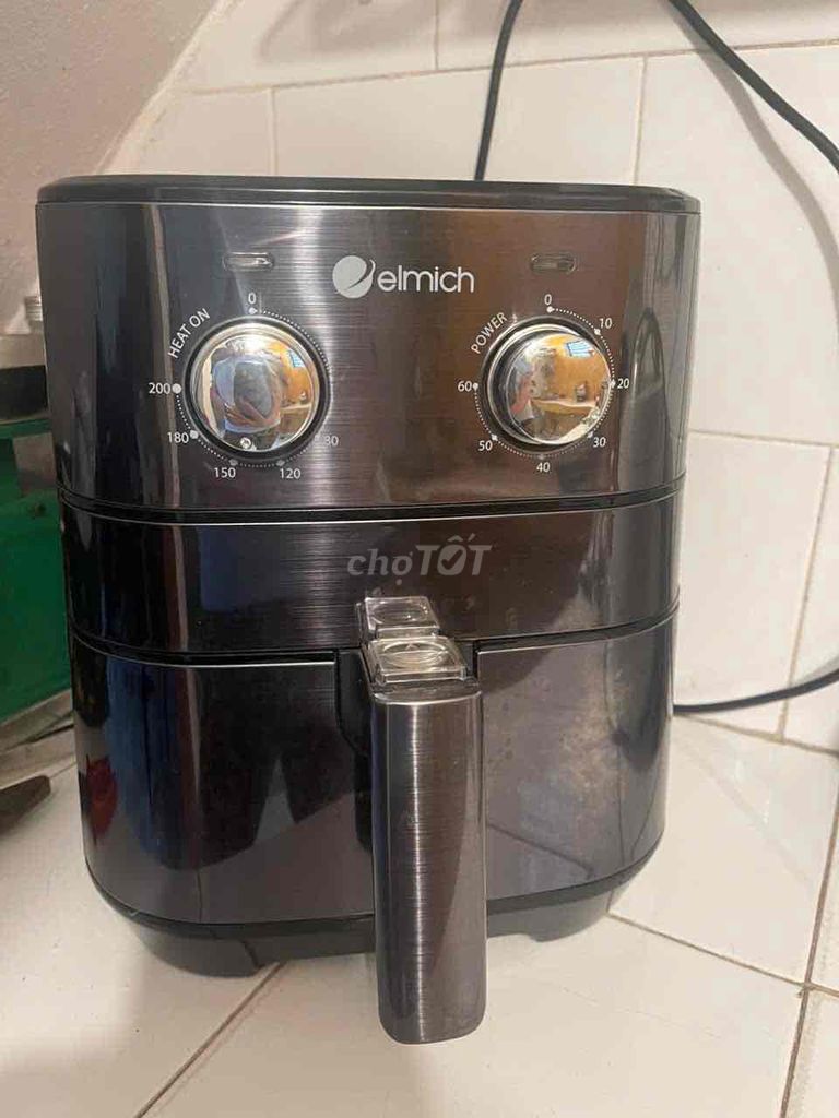 Nồi chiên không dầu Elmich 3.5L Đen. Mua bán Bếp, lò, đồ điện nhà bếp tại Thành phố Nam Định Nam Định được đăng bởi My My hình 1