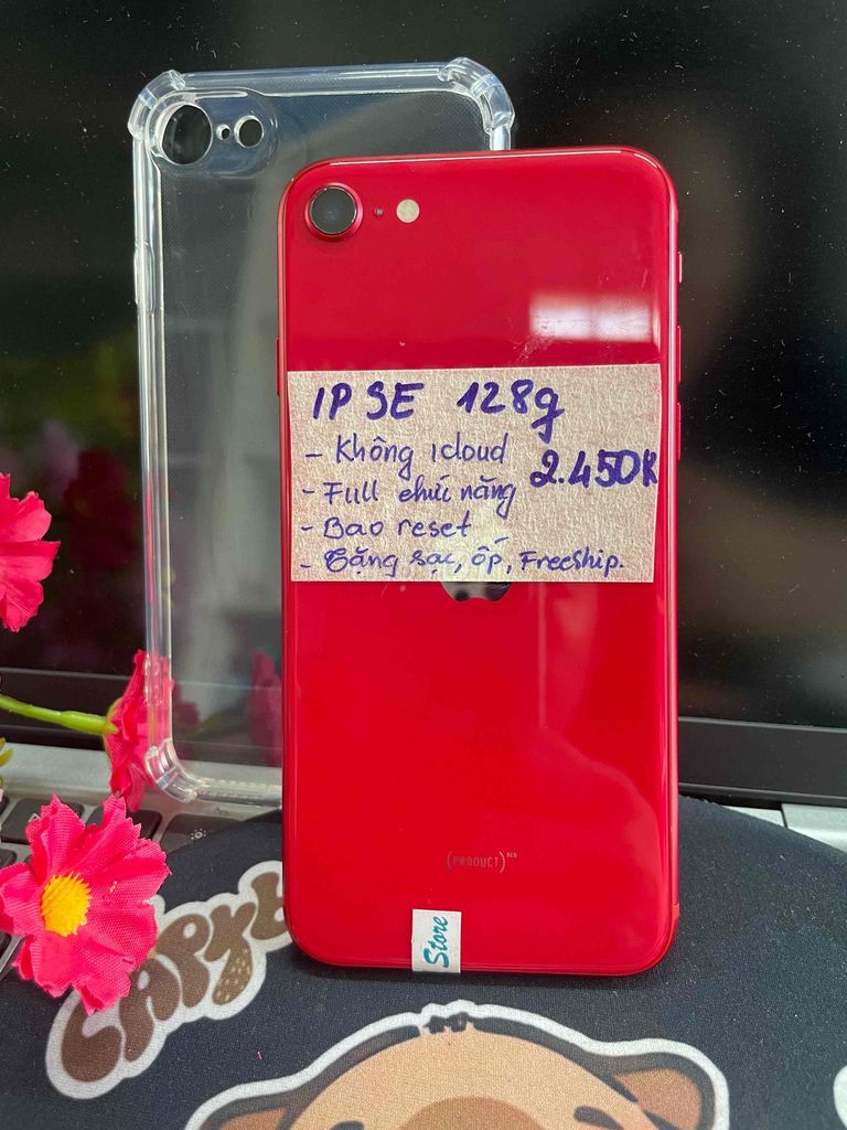 Apple iPhone SE 128GB Đỏ 76% pin. Mua bán Điện thoại tại Quận Ninh Kiều Cần Thơ được đăng bởi Kim Ánh hình 1