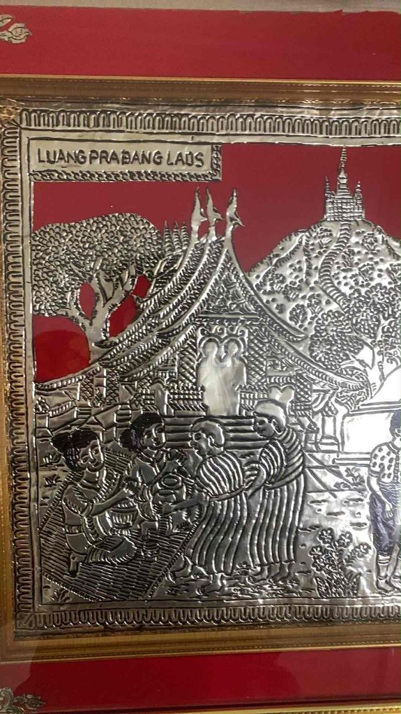 tranh cổ bằng bạc xuất sứ từ Lào. Mua bán Cây cảnh, đồ trang trí tại Quận Đống Đa Hà Nội được đăng bởi Tú Tú hình 1