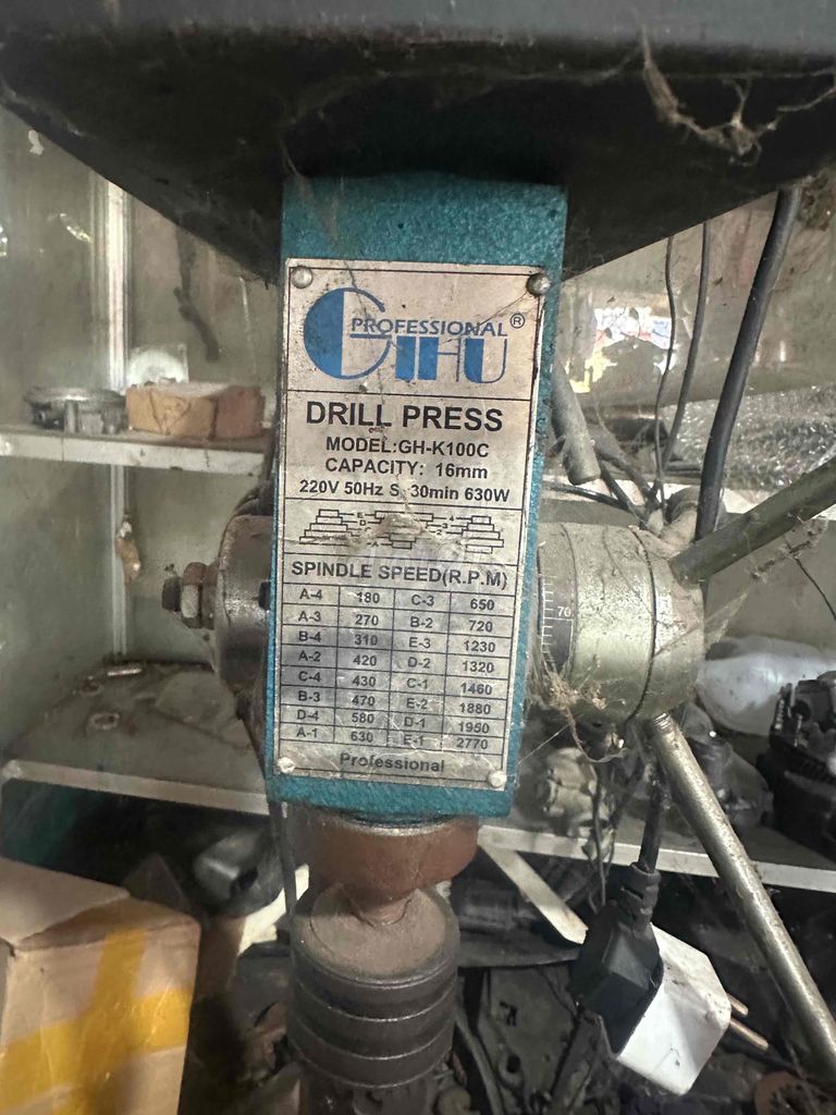 Máy khoan bàn GiHu GHK100C. Mua bán Đồ chuyên dụng, Giống nuôi trồng tại Thị xã Phú Mỹ Bà Rịa - Vũng Tàu được đăng bởi Phan thanh hình 1