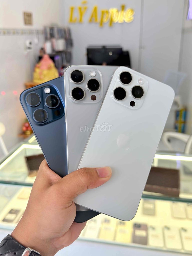 Apple iPhone 15 Pro Max 256GB 8X-100%. Mua bán Điện thoại tại Thành phố Long Xuyên An Giang được đăng bởi Lý Apple hình 1