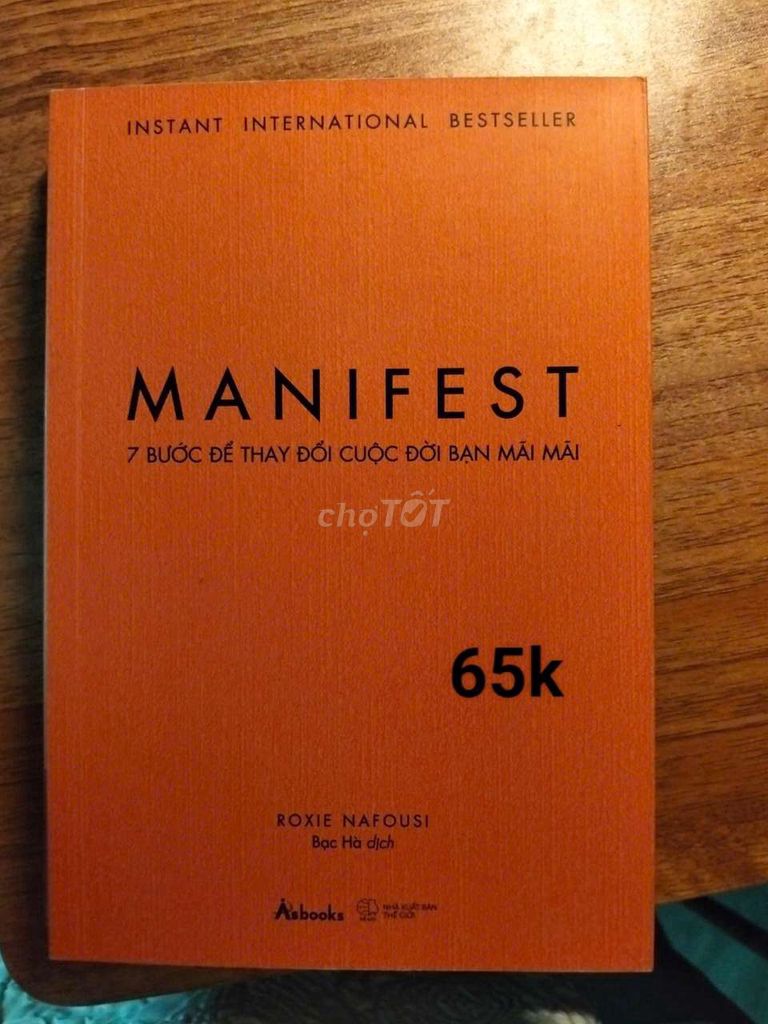 Sách Manifest Roxie Nafousi. Mua bán Sách tại Huyện Khoái Châu Hưng Yên được đăng bởi Do Phuong Minh hình 1