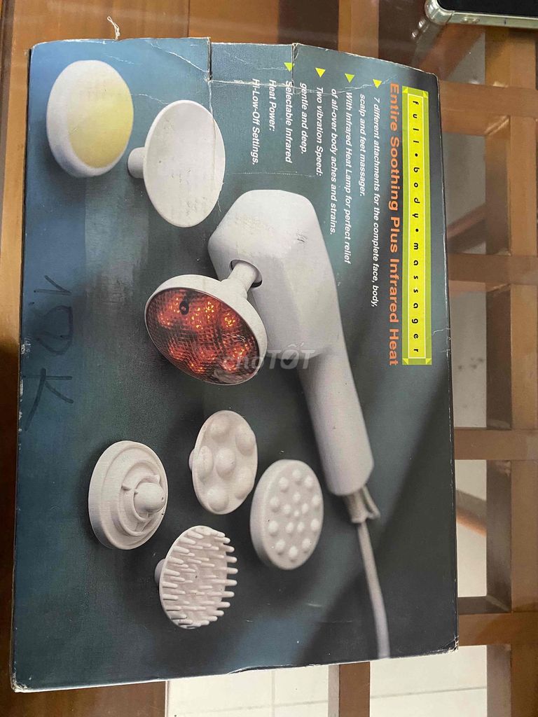 Máy massage cầm tay 7 đầu Hồng ngoại rung. Mua bán Nội thất, đồ gia dụng khác tại Quận 12 Tp Hồ Chí Minh được đăng bởi cô ba saigon hình 1