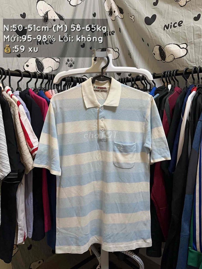 Áo Polo Nam 2hand size M (M1). Mua bán Quần áo tại Huyện Cái Nước Cà Mau được đăng bởi Tiệm Si Min hình 1