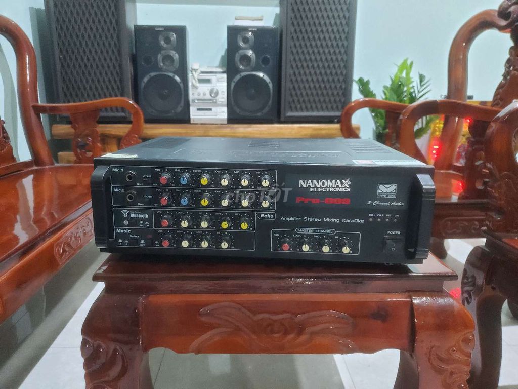 Amply karaoke Nanomax Pro-889 Đen. Mua bán Tivi, Âm thanh tại Thành phố Bến Tre Bến Tre được đăng bởi Đồ Cũ Đoàn Phát hình 1