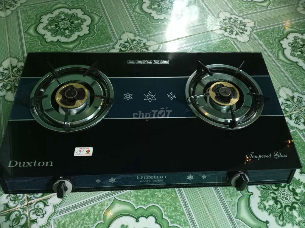 Bếp ga đôi Duxton DG-595 Kính cường lực Đen. Mua bán Bếp, lò, đồ điện nhà bếp tại Thị xã Tân Uyên Bình Dương được đăng bởi Đào Thanh Lộc hình 1