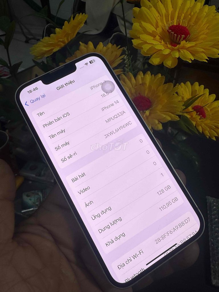 Apple iPhone 14 128GB Trắng. Mua bán Điện thoại tại Thành phố Biên Hòa Đồng Nai được đăng bởi thanh hình 1
