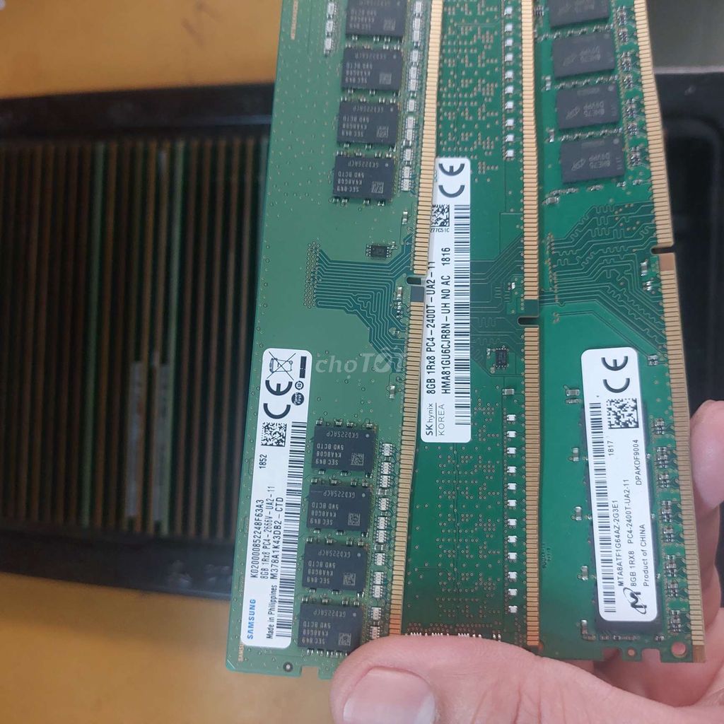 Thanh lý ram 4G, 8G ddr4 tháo máy bộ