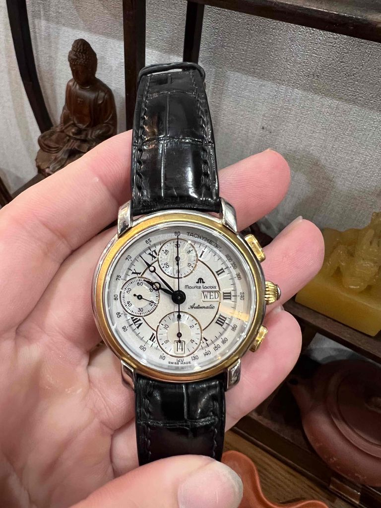 Đồng Hồ Maurice Lacroix Demi Vàng Đúc 18k. Mua bán Đồng hồ tại Quận Hoàng Mai Hà Nội được đăng bởi Trí Nhân hình 1