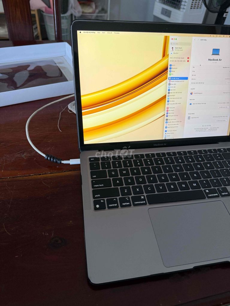Apple MacBook Air M1 2020 8GB/256GB Xám. Mua bán Laptop tại Thành phố Pleiku Gia Lai được đăng bởi Mạnh12345 hình 1