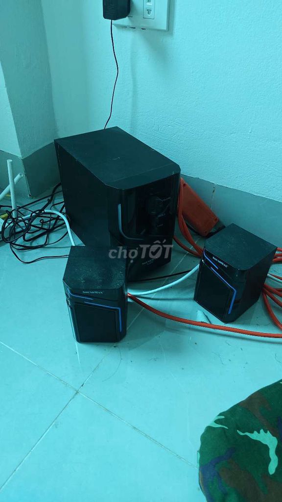 Loa vi tính SoundMax Đen. Mua bán Tivi, Âm thanh tại Huyện Hoài Đức Hà Nội được đăng bởi Hoang Dat hình 1