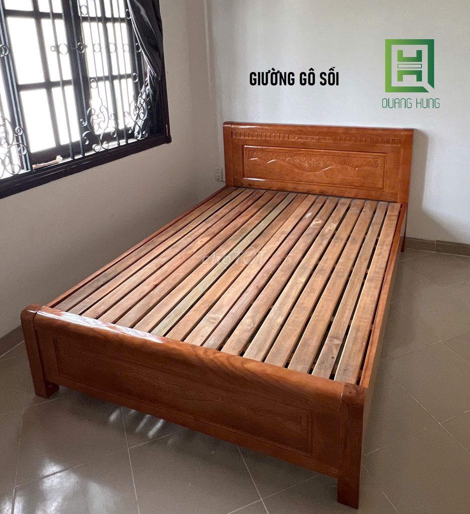 GIƯỜNG GỖ SỒI=GIƯỜNG GỖ_GIƯỜNG GỖ$GIƯỜNG GỖ SỒI$$$. Mua bán Giường, chăn ga gối nệm tại Quận 7 Tp Hồ Chí Minh được đăng bởi NỘI THẤT NHÀ XINH hình 1