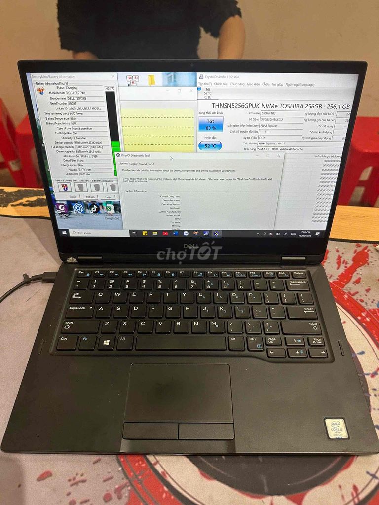 Dell Latitude 7390 i5-8 4GB/256GB SSD Cảm ứng Đen. Mua bán Laptop tại Quận Đống Đa Hà Nội được đăng bởi Nam Đường Láng hình 1