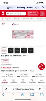 Cần pass bàn phím cơ akko 3087 plus. Mua bán Phụ kiện (Màn hình, Chuột...) tại Quận Gò Vấp Tp Hồ Chí Minh được đăng bởi Kháng Dỹ