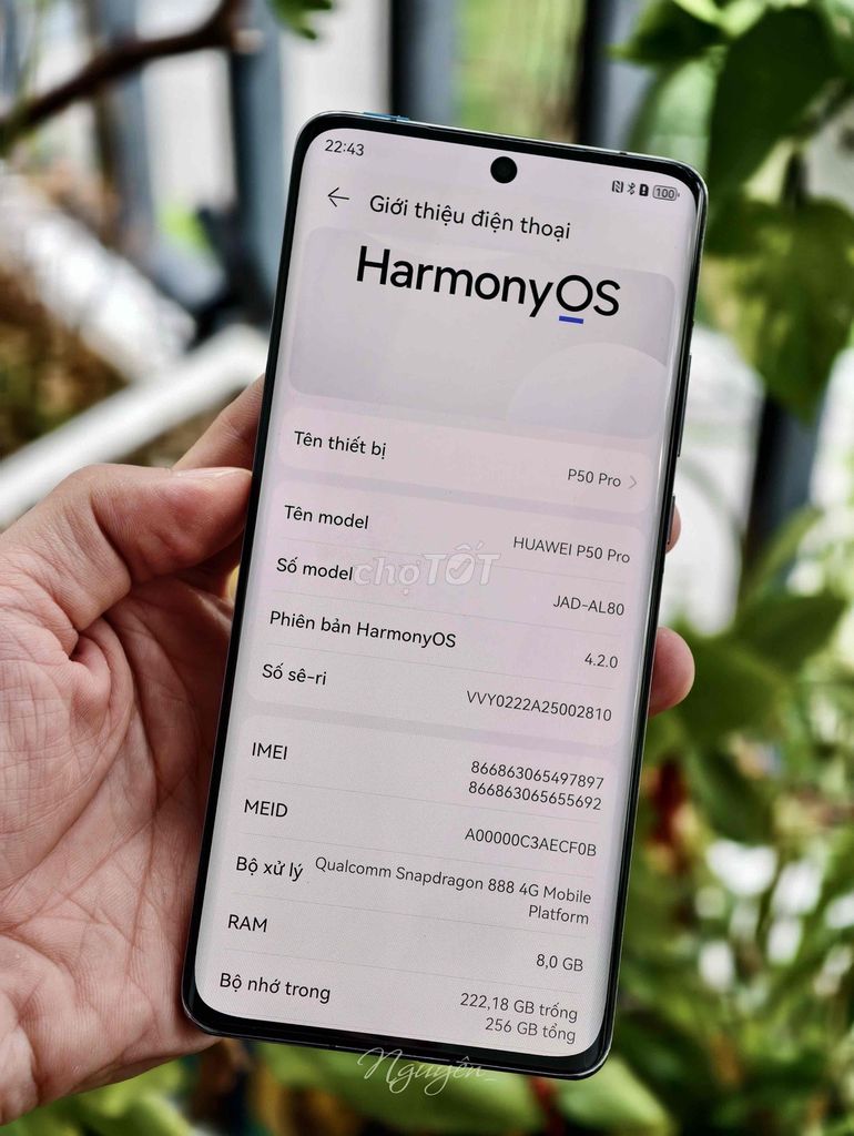 Huawei P50 Pro 256GB có gl. Mua bán Điện thoại tại Thành phố Thủ Đức Tp Hồ Chí Minh được đăng bởi Nguyên hình 1