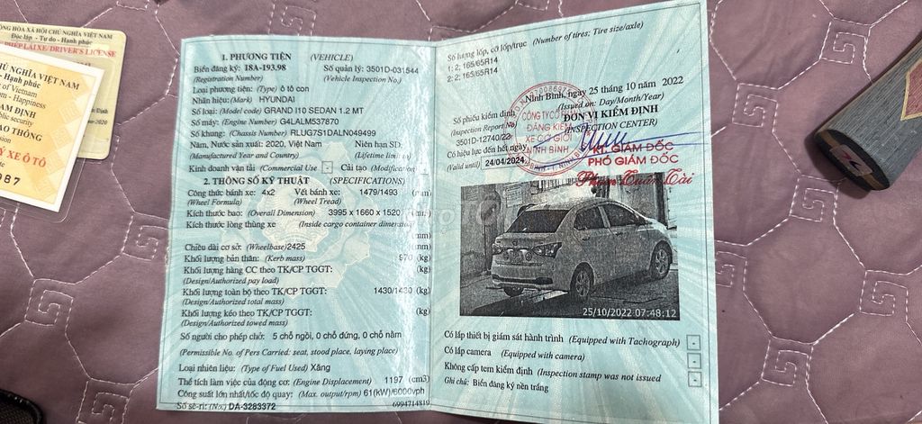 Hyundai Grand i10 2020 Sedan 1.2 MT - 86000 km. Mua bán Ô tô tại Huyện Ý Yên Nam Định được đăng bởi Tên chưa cung cấp hình 2