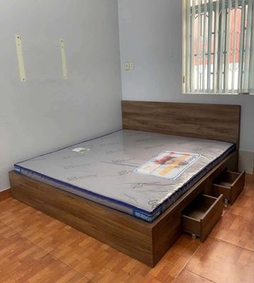 GIƯỜNG HỘP GỖ CÔNG NGHIỆP MDF 1M8*2M CÓ HỘP KÉO. Mua bán Giường, chăn ga gối nệm tại Thị xã Bến Cát Bình Dương được đăng bởi Tủ nhựa đài loan hoàng quân