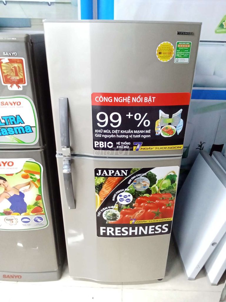 Tủ lạnh Toshiba 175 lít . Mua bán Tủ lạnh tại Huyện Long Thành Đồng Nai được đăng bởi Điện Máy Thanh Lý hình 1