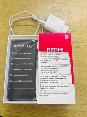 Xiaomi Redmi 13x 128GB Đen