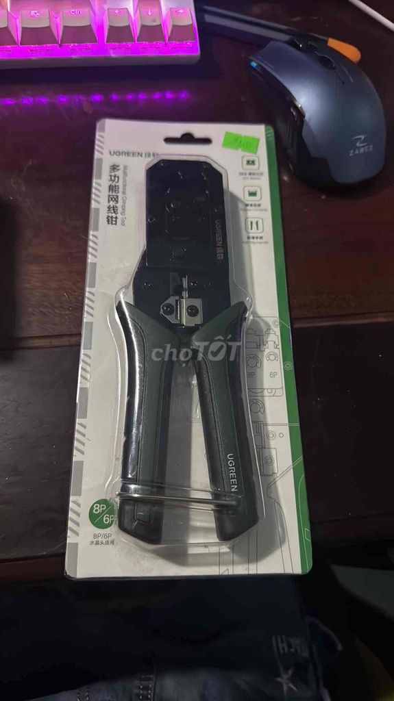 Kìm bấm mạng Ugreen 70683 Thép carbon Đen. Mua bán Phụ kiện (Màn hình, Chuột...) tại Thành phố Sóc Trăng Sóc Trăng được đăng bởi Bảo Ngọc hình 1