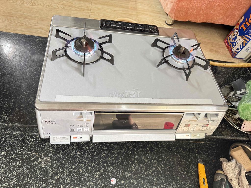 bếp nhật mặt men và kính chống trầy