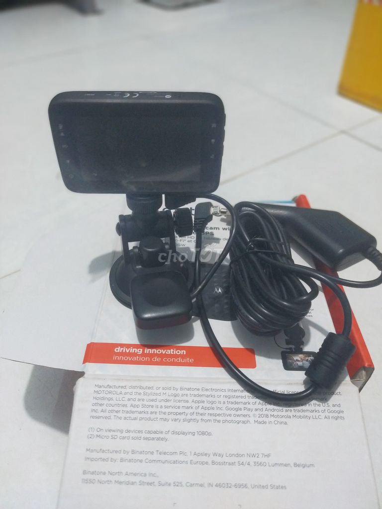 Camera hành trình Motorola Full HD Đen. Mua bán Máy ảnh, Máy quay tại Quận 12 Tp Hồ Chí Minh được đăng bởi Trần van ha hình 1