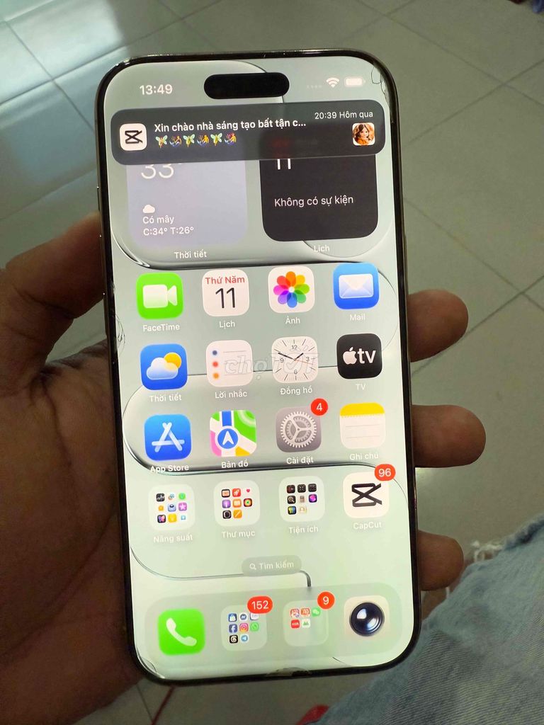 Apple iPhone Air 256GB - Gold còn BH - Pin 100%. Mua bán Điện thoại tại Quận Ninh Kiều Cần Thơ được đăng bởi Tăng Chí Đức hình 1