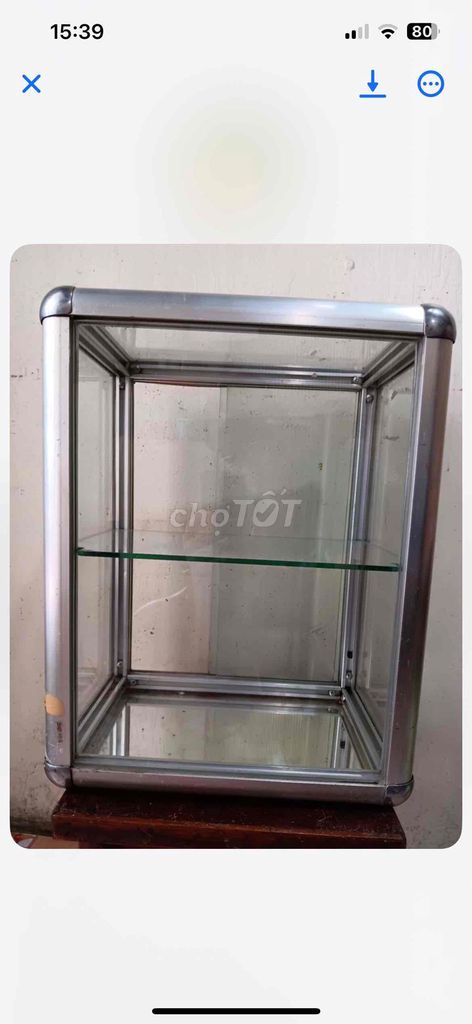 Tủ kính trưng bày Bạc 45x35cm Cửa kính lùa. Mua bán Nội thất, đồ gia dụng khác tại Huyện Hóc Môn Tp Hồ Chí Minh được đăng bởi Nguyễn Thị Cẩm Ly hình 1