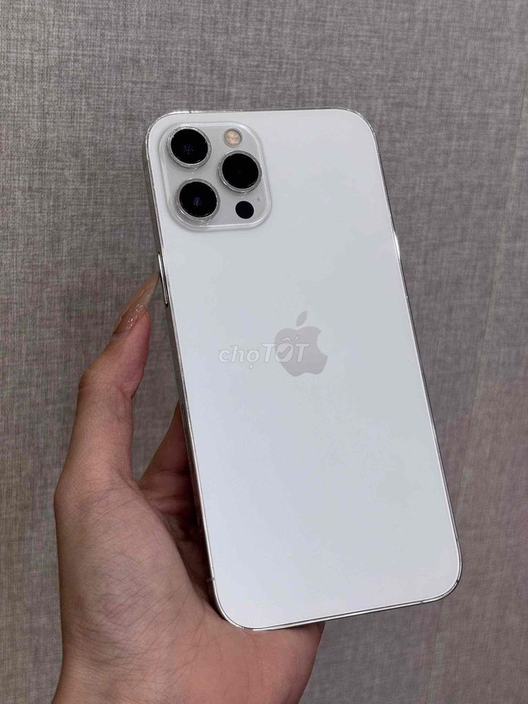 12 Pro Max 256GB Trắng Qte Mỹ Pin new 100 đẹp 98%. Mua bán Điện thoại tại Quận Ninh Kiều Cần Thơ được đăng bởi Quý Mobile Cần thơ hình 1