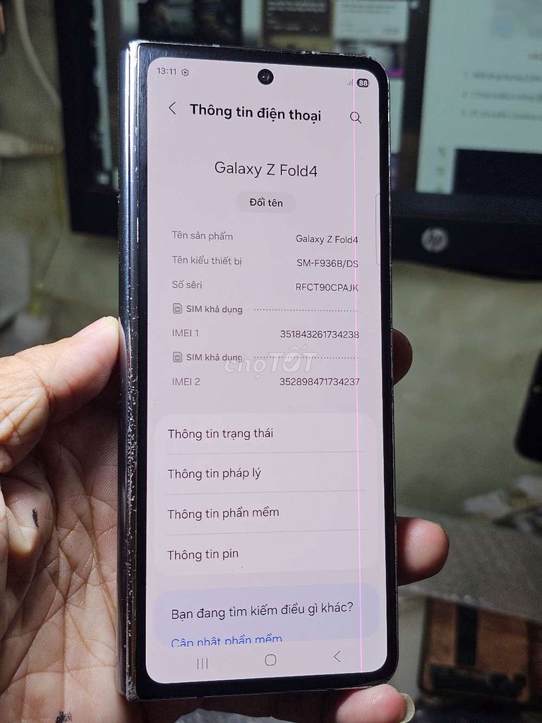 Samsung Galaxy Z Fold4 256GB VN giá trải nghiệm . Mua bán Điện thoại tại Quận 8 Tp Hồ Chí Minh được đăng bởi Thiên Hòa mobile  hình 1