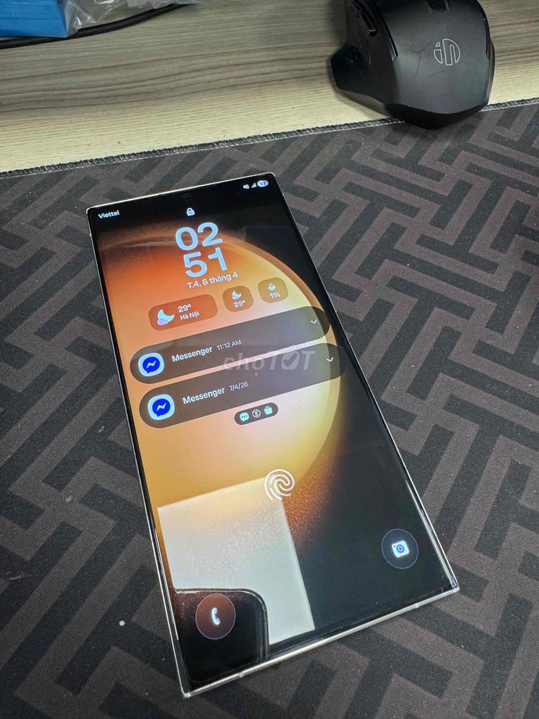 Samsung S23 Ultra 256GB Trắng. Mua bán Điện thoại tại Quận Cầu Giấy Hà Nội được đăng bởi Đức Thắng Phạm hình 1