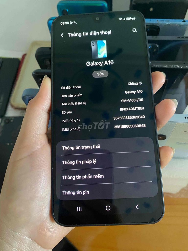 Samsung A16 8GB/128GB nguyên Zin còn mới tinh. Mua bán Điện thoại tại Huyện Củ Chi Tp Hồ Chí Minh được đăng bởi Linh hình 1