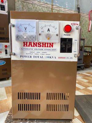ổn áp HANSHIN 10kva dãi 90v-240v dây đồng 100%.. Mua bán Đồ chuyên dụng, Giống nuôi trồng tại Quận Bình Tân Tp Hồ Chí Minh được đăng bởi  ổn áp cũ bình tân 