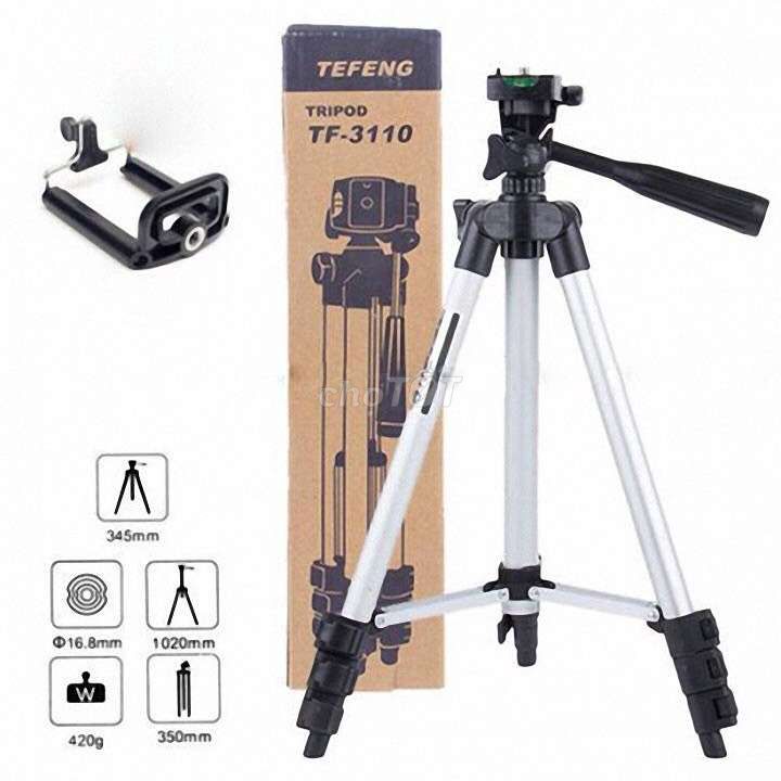 GIÁ ĐỠ ĐIỆN THOẠI, MÁY ẢNH TRIPOD 3110 - SILVER