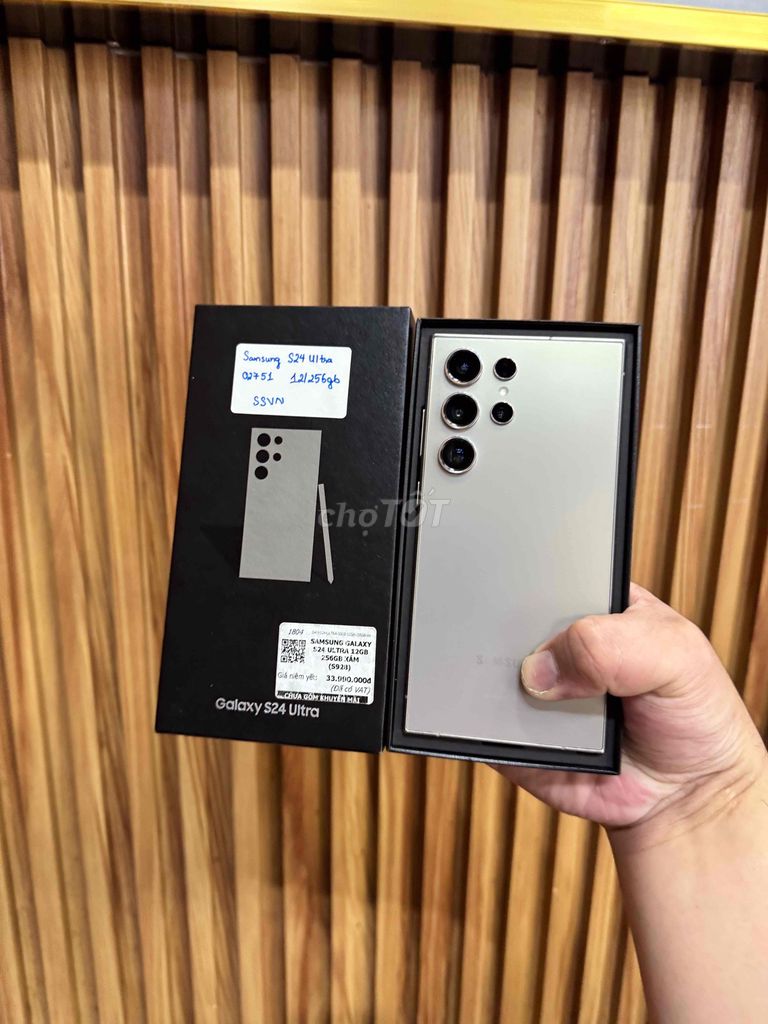 Samsung Galaxy S24 Ultra 5G 256GB Titan Gray 99%. Mua bán Điện thoại tại Quận 10 Tp Hồ Chí Minh được đăng bởi Phi Đăng Sơn Store hình 1