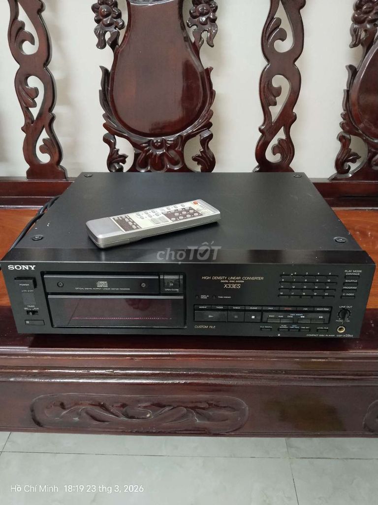 Đầu CD Sony X33ES Đen. Mua bán Tivi, Âm thanh tại Quận Bình Tân Tp Hồ Chí Minh được đăng bởi Nguyễn Dũng  hình 1