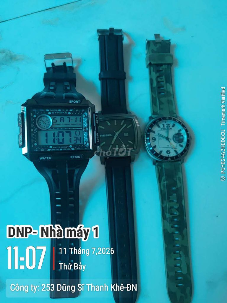 Đồng hồ Police Nam Dây cao su Xanh rêu. Mua bán Đồng hồ tại Quận Thanh Khê Đà Nẵng được đăng bởi lê vinh hình 1