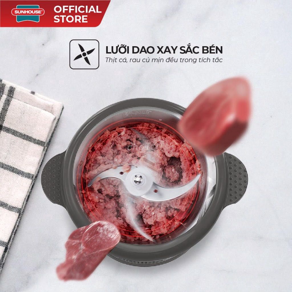 Máy xay thịt Sunhouse SHD5405 1.8L. Mua bán Bếp, lò, đồ điện nhà bếp tại Quận Hà Đông Hà Nội được đăng bởi Điện Máy Dũng Phượng hình 1