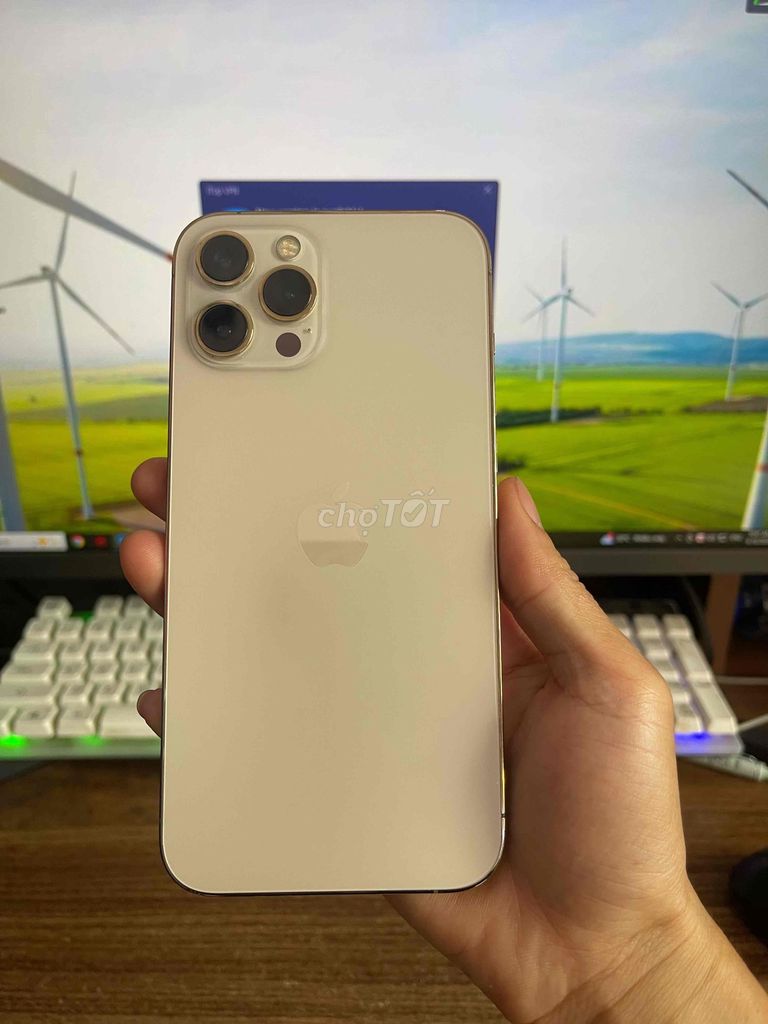 12 Pro Max 128GB Gold , Full chức năng đẹp 99%. Mua bán Điện thoại tại Quận Lê Chân Hải Phòng được đăng bởi Huy Tưởng Mobile hình 1