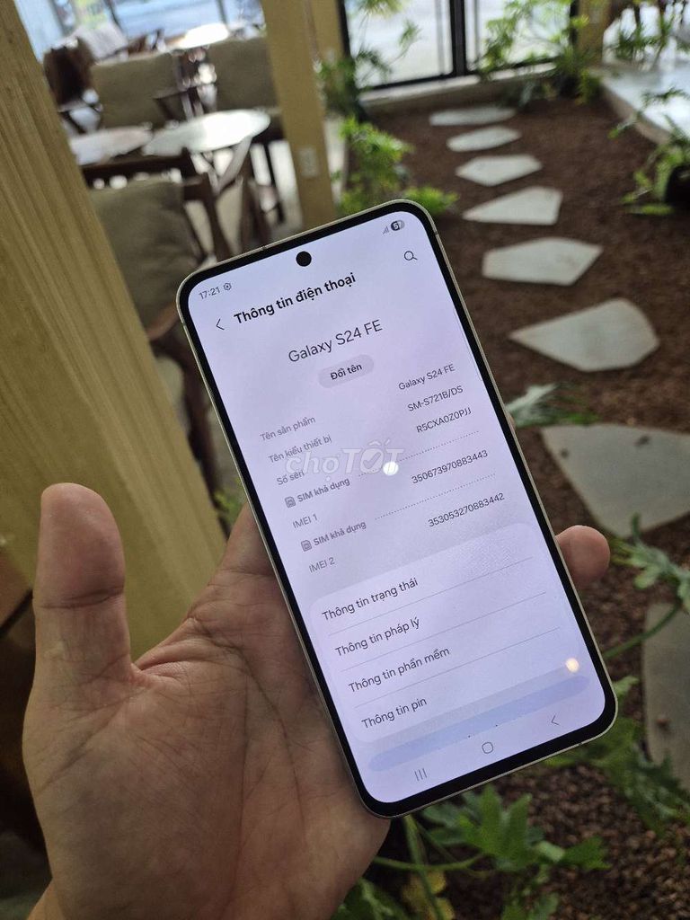 Samsung Galaxy S24 FE like new trắng vn. Mua bán Điện thoại tại Quận Ninh Kiều Cần Thơ được đăng bởi nguyễn Trần Quân hình 1