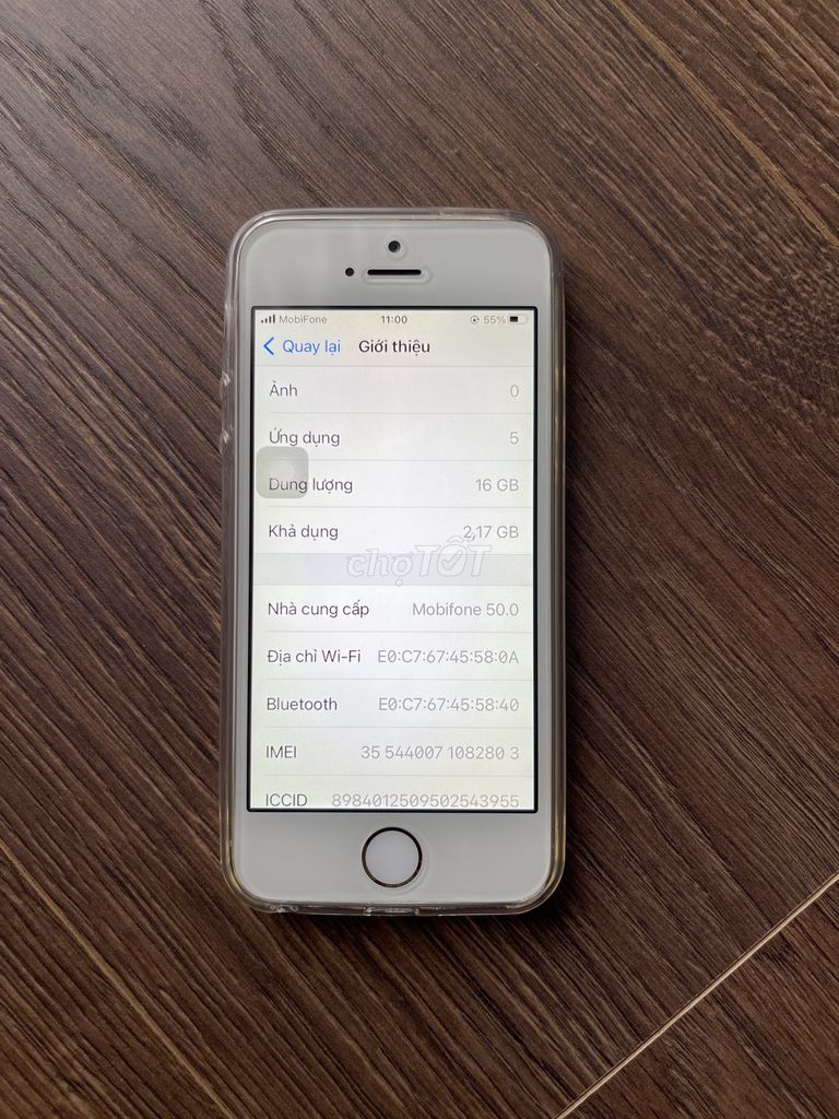 Iphone 5se quốc tế máy Mỹ 16GB. Mua bán Điện thoại tại Quận Cẩm Lệ Đà Nẵng được đăng bởi Lê Bình Phương hình 1